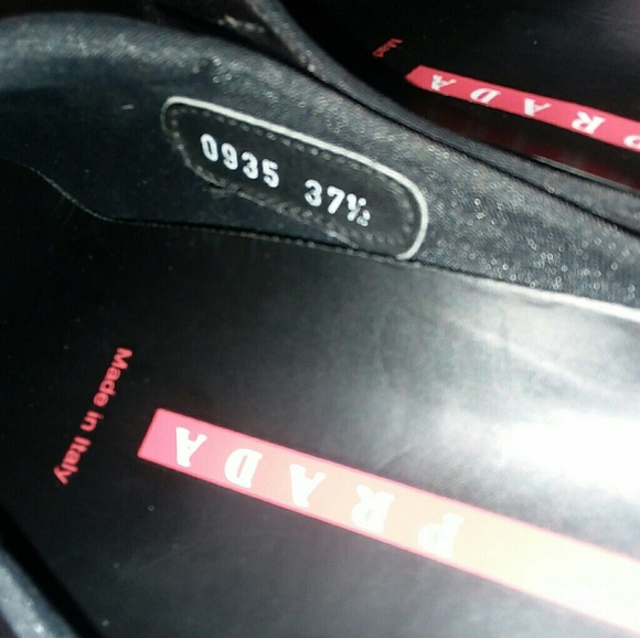 EUC Prada black leather slip on shoes *SOLD* - Picture 3 of 6